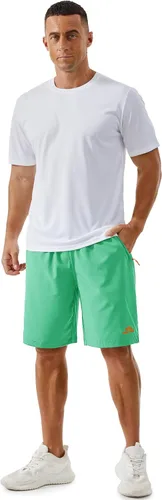 Miniatura 145 de TACVASEN Pantalones cortos deportivos para correr para hombre, 9 pulgadas, de secado rápido, pantalones cortos ligeros de verano, 3 bolsillos