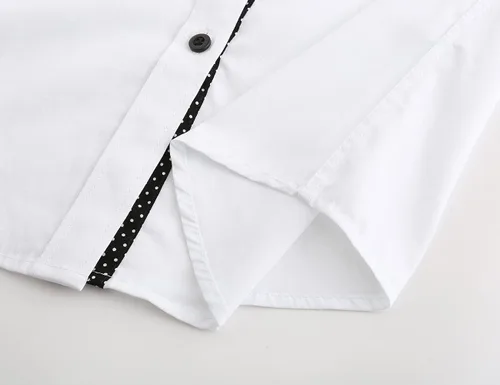 Miniatura 6 de Jandukar Camisas con botones para mujer, camisas de trabajo de manga corta para mujer, tops de oficina