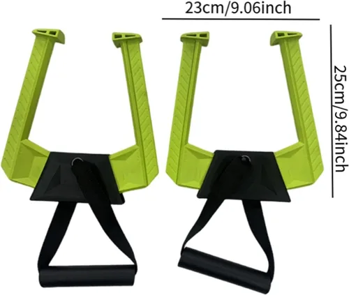 Miniatura 2 de Colaxi 2 barras de dominadas portátiles para puerta multifunción asas de barra fácil de usar, equipo de entrenamiento de fuerza para oficina de hotel