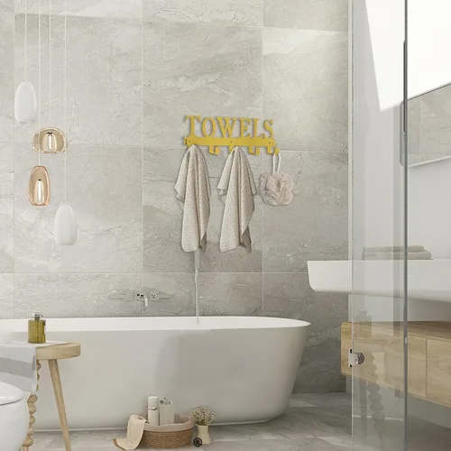 Miniatura 4 de Ganchos para Colgar sobre la Puerta, Soporte para Toallas para Baño, Toallero de Montaje en Puerta, Ganchos para Toallas para Dormitorio Cocina