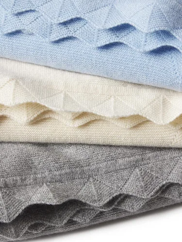 Miniatura 5 de State Cashmere Luxe - Manta ligera con dobladillo festoneado, 100% cachemira pura, manta decorativa ultra suave para sofá, sofá y cama