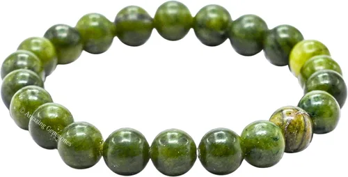 Miniatura 218 de Amazing Gemstone Pulsera de cristal para mujeres y hombres, pulsera de cristal curativo de protección, pulsera elástica con cuentas de piedras