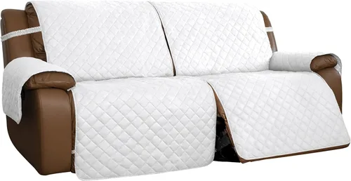 Miniatura 16 de Easy-Going Funda para Sillón Reclinable de Dos Plazas, Funda de Sofá Reversible para Sillón Reclinable Doble, Funda de Sofá Dividida para Cada