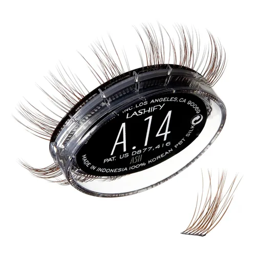 Miniatura 10 de Lashify Amplify - Extensiones de pestañas Gossamer de 0.47 pulgadas, color ceniza, pestañas postizas para un aspecto natural