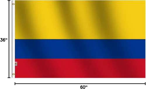 Miniatura 6 de Bandera de Armenia de 3 x 5 pies para exteriores, grande, moderada para exteriores, ambos lados, poliéster 100D, cabecera de lona y doble costura