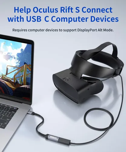 Miniatura 3 de JSAUX Adaptador USB C a DisplayPort 4K a 60Hz, tipo C a puerto de pantalla, adaptador de cable compatible con iPhone 17 Pro/16/15, MacBook Pro 2019