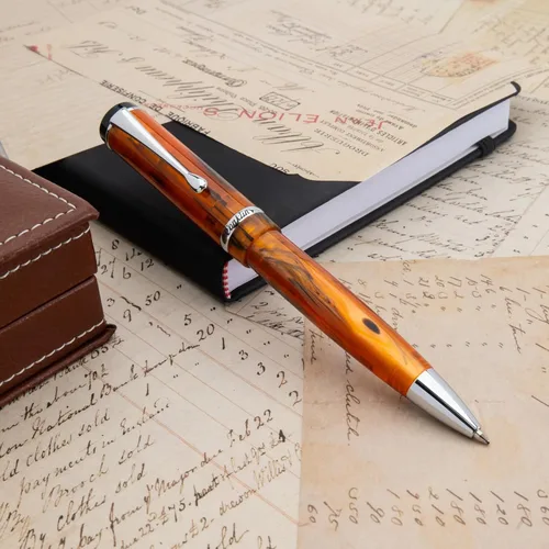 Miniatura 5 de Conklin Duragraph - Bolígrafo en ámbar, instrumento de escritura de lujo con acabado ámbar cálido, el mejor regalo para profesionales