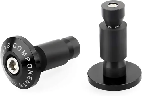 Miniatura 4 de GUAIMI Extremos de barra de motocicleta Street Bike 7/8" Agarres para manillar Tapones universales para motocicletas-Negro