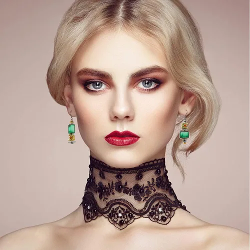 Miniatura 5 de 1214 pares de aretes colgantes para mujer juego de aretes bohemios de gota de agua para niñas