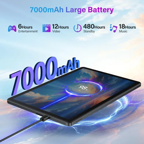 Miniatura 12 de Tablet Android 15 de 11 pulgadas 2025 Última actualización 16 GB RAM 128 GB ROM 1 TB Expandion 5G WiFi celular 21MP doble cámara Octa-core MTK8786.