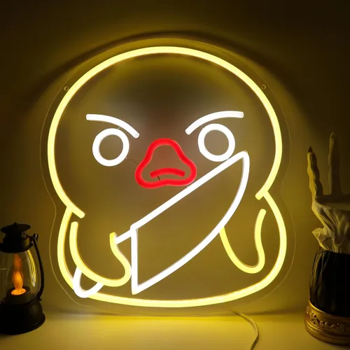 Miniatura 13 de Letrero de neón LED divertido con texto en inglés "Hey You Drop This Brain", luz de neón para hombres, decoración de habitación, oficina, regalos