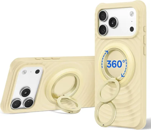 Miniatura 22 de SYNCWIRE Soporte magnético para anillo de teléfono MagSafe, rotación de 360°, agarre magnético de doble cara, soporte de anillo para teléfono