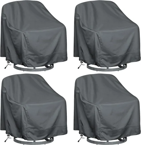 Miniatura 14 de 1 paquete de fundas resistentes para sillas de patio, tela Oxford 600D resistente a los desgarros, 314.961 in, impermeables, resistentes a los rayos
