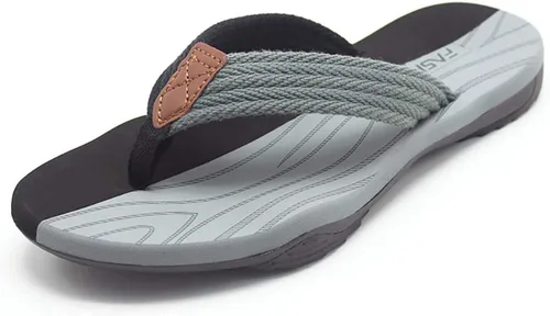 Miniatura 3 de Husmeu Sandalias de verano para hombre, sandalias de playa para hombre, antideslizantes, cómodas, con soporte de arco, sandalias de tanga, zapatos