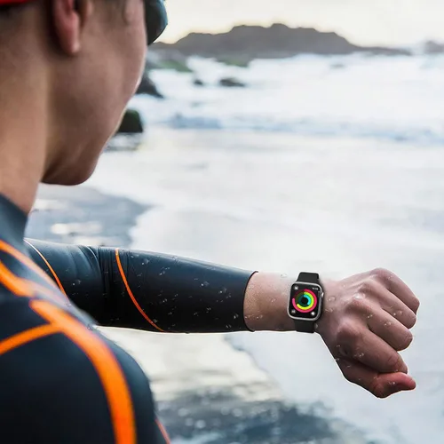 Miniatura 5 de Brigtlaiff - Paquete de 8 bandas compatibles con Apple Watch de 38, 40, 41, 42, 44, 45, 46 y 49 mm, unisex, correa deportiva de silicona suave