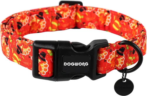 Miniatura 17 de DOGWONG Collar de Perro de Halloween, Collar de Perro de Halloween Rosa Ajustable Suave Lindo Collar de Fantasma Niña para Mascotas Perros Lindos