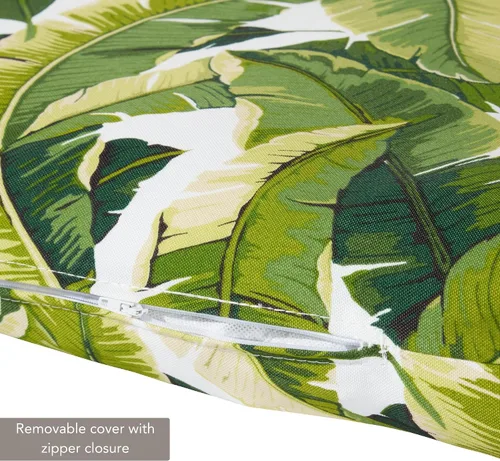 Miniatura 4 de Cojín reversible para silla de descanso para exteriores, color blanco tropical