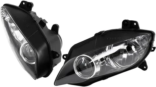 Miniatura 11 de Conjunto de faros delanteros de motocicleta compatible con Honda CBR1000RR 2004 2005 2006 2007 motocicleta plástico faro delantero faro delantero