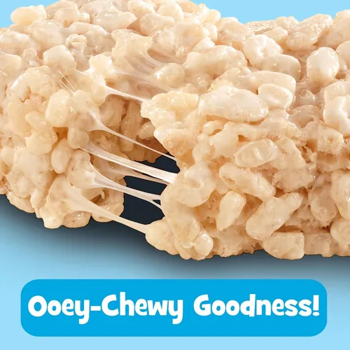 Miniatura 5 de Rice Krispies Treats Crispy Marshmallow Squares, caja de aperitivos para niños, barras de cereales, original (paquete de 108)