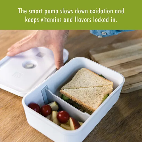 Miniatura 10 de ZWILLING Fresh & Save - Lonchera de plástico, recipiente hermético para almacenamiento de alimentos, contenedor de preparación de comidas, sin BPA