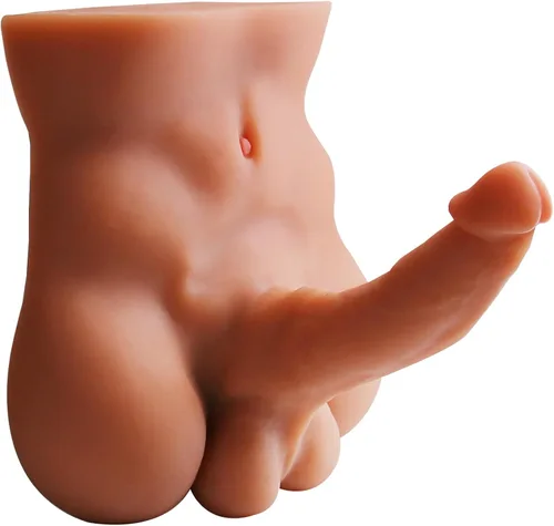 Muñeca sexual masculina de 5 libras con consolador flexible, muñecas sexuales realistas con polla enorme de 5 pulgadas para estimulación anal del