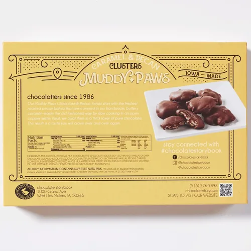 Miniatura 8 de Caja de regalo de tortugas pecanas saladas de chocolate negro