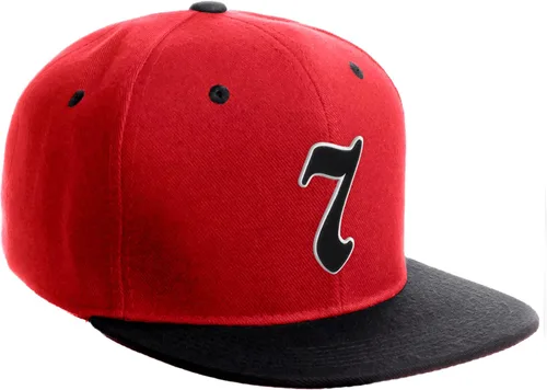 Miniatura 1450 de Daxton Gorra clásica con visera de billete plano con letras del alfabeto inglés antiguo de la A a la Z