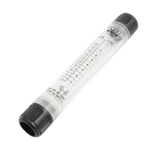 Miniatura 3 de uxcell A11120300ux0019 1/2 pulgada rosca hembra 0.2-2.0 GPM 1-7 LPM flujómetro en línea líquido de agua LZM-15