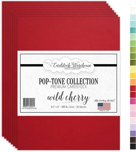 Miniatura 14 de Cardstock Warehouse Pop Tone Banana Split Yellow - 8.5 x 11 pulgadas - 100 libras / 270 GSM - Papel de cartulina mate premium - 25 hojas Rosa
