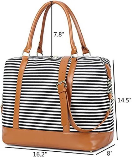 Miniatura 5 de CAMTOP- Bolso de viaje para mujer, de lona, para equipaje de mano