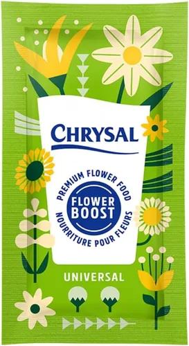 Chrysal Flower Boost - Paquetes de alimentos transparentes para arreglos florales y ramos - Suministros florales para flores frescas - Suministros
