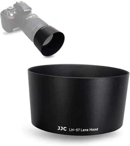 JJC Parasol reversible para lente Nikon AF-S DX NIKKOR 2.165-11.811 in f/4.5-5.6G ED VR Zoom en NikonD3400 D3500 D5600 D7100 D7500 Reemplaza Nikon