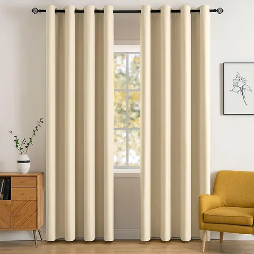 Miniatura 92 de MIULEE Cortinas opacas para dormitorio o sala de estar, juego de 2 paneles de cortina para ventana con aislamiento térmico y bloqueo de luz