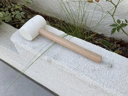 Miniatura 3 de Sandbaggy Mazo de goma 20 onzas de grado industrial Para aplicaciones como construcción y paisajismo Hecho de roble sólido Cómodo para uso