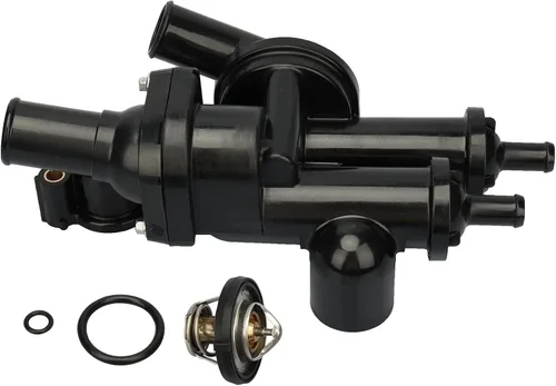 Miniatura 25 de Ensamble de carcasa de termostato IRONTEK con sensor 2L2Z8592AA para Ford Explorer 2002-2010, Explorer Sport Trac 2007-2010, para Mercury