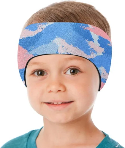 Miniatura 12 de HeySplash Diadema de natación, tapones para los oídos de natación, banda para los oídos de nadador, tapones para los oídos para niños, protector
