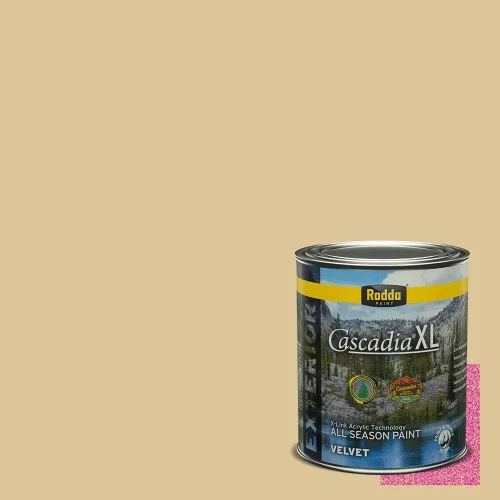 Miniatura 165 de Rodda Paint CASCADIA XL Pintura e imprimación satinada exterior en uno, cuarto de galón, otoño niño