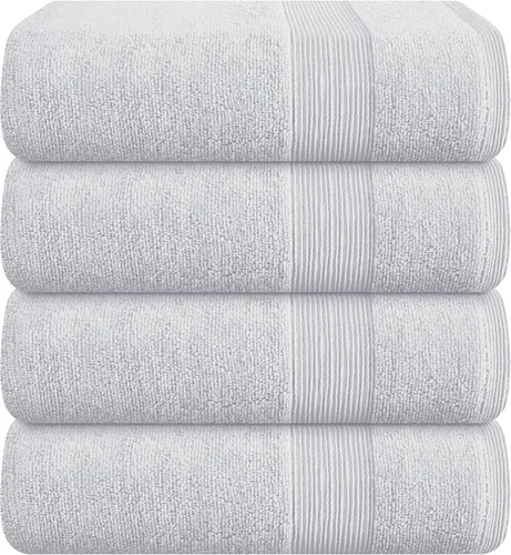 Miniatura 51 de Belizzi Home Toallas de Baño Extragrandes Premium de Algodón Paquete de 2, 35x70 - 100% Algodón Puro - Ideal para Uso Diario - Ultra Suave y Morado