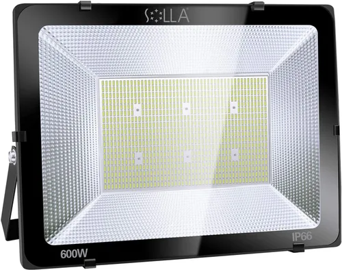 Miniatura 12 de Paquete de 2 focos LED de 100 W para exteriores, luces de seguridad superbrillantes de 8000 lúmenes, equivalente a 550 W, impermeable IP66, blanco