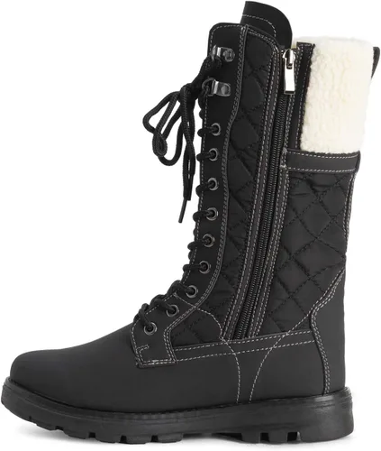 Miniatura 3 de POLAR - Botas térmicas para invierno y nieve, impermeables, cálidas, duraderas y de media pierna para mujer