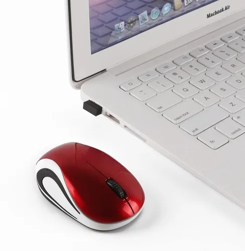 Miniatura 2 de Ratón inalámbrico lindo mini ratón de computadora para computadora portátil tamaño pequeño Ratones ópticos USB 3 botones 1000 DPI ratón inalámbrico