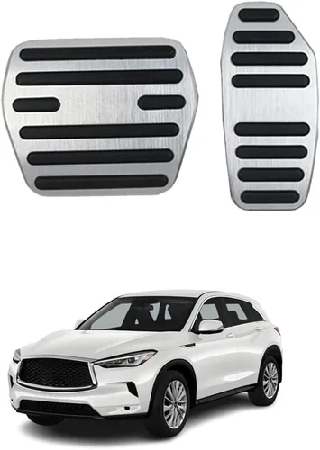 Miniatura 9 de Accesorios interiores personalizados para Nissan Sentra 2020 2021 2022, cubiertas de pedal de acelerador de gas de aleación de aluminio, Rojo