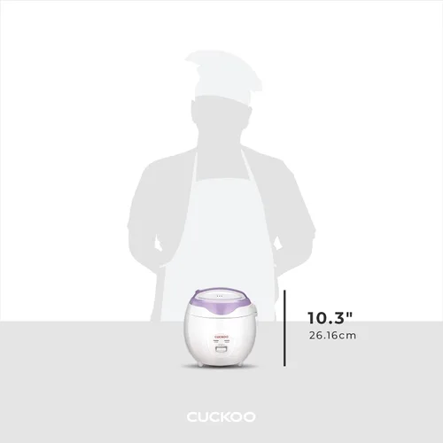 Miniatura 3 de Cuckoo CR-0671V - Arrocera eléctrica color violeta/blanco