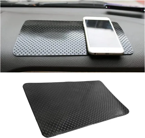 Miniatura 8 de Alfombrilla antideslizante de goma para salpicadero de coche, 27 x 15 cm Universal adhesiva antideslizante mágica para salpicadero de coche