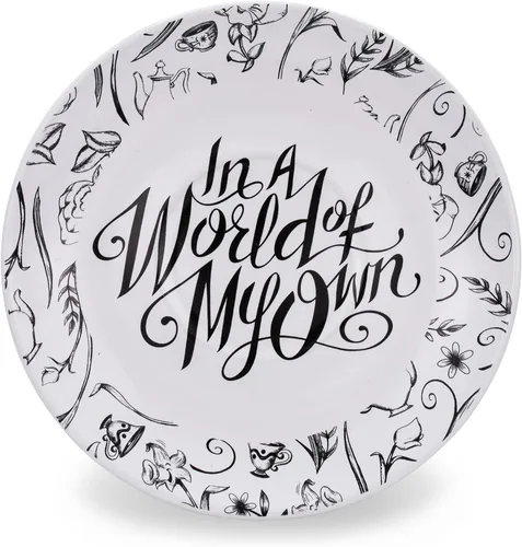 Miniatura 2 de Disney Alicia en el país de las maravillas World of My Own - Juego de taza de té y platillo de cerámica de 12 onzas Juego de regalo de fiesta
