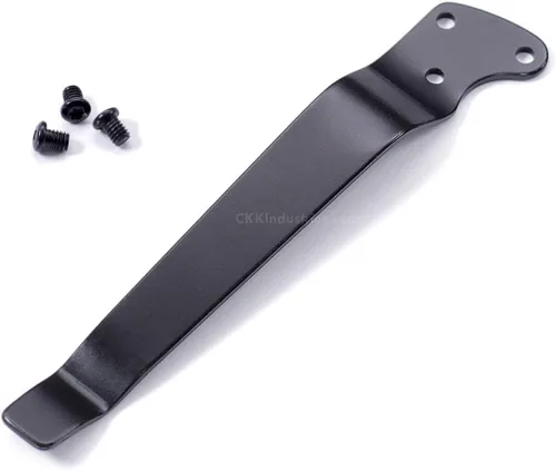 Miniatura 24 de EZSMITH (Modelo 1 Pinza de bolsillo universal - (Acabado táctico negro) - Pinza de bolsillo de repuesto para cuchillos plegables, teléfonos