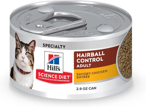 Miniatura 10 de Hill's Science Diet Alimento húmedo para gatos adultos de 1 a 6 años, pollo, latas de 5.5 onzas, paquete de 24