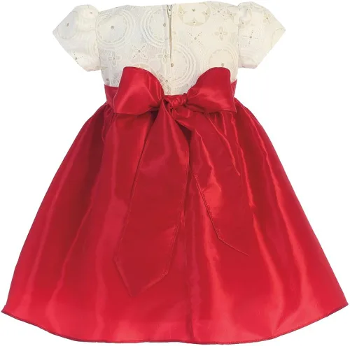 Miniatura 2 de Vestido de Navidad para niñas rojas