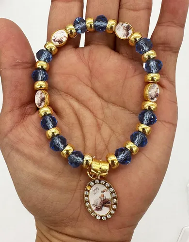 Miniatura 5 de Bautismo Favores Rosario Strech Pulsera Cruz Fiesta Recuerdos de Bautizo Católico Cristiano Recuerdos de Recuerdos de Recuerdos - 12 PCS