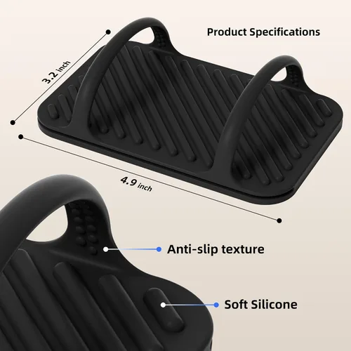 Miniatura 7 de ELETIUO Soporte universal de silicona para cargador de laptop, organizador de montaje de ladrillo de alimentación bajo el escritorio para ladrillos